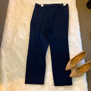 NWT Banana Republic Ankle-length Navy Suit Pants 6